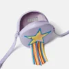 Borsa a tracolla con frange e stampa a stelle Borsa a tracolla con frange e stampa a stelle