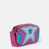 Borsa a tracolla con grafica a stella Borsa a tracolla con grafica a stella