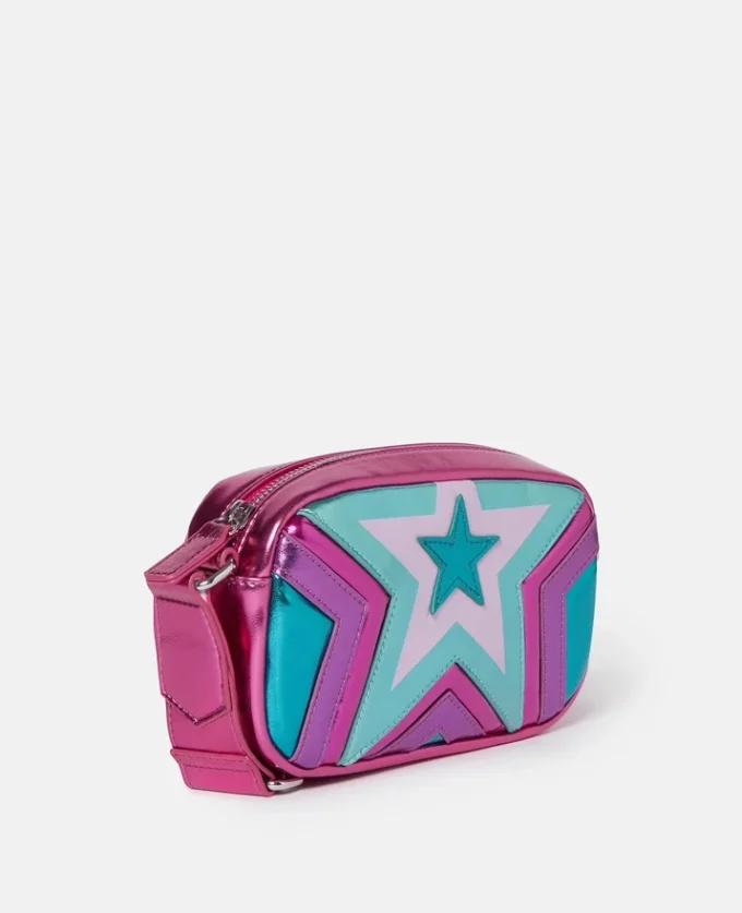 Borsa a tracolla con grafica a stella Borsa a tracolla con grafica a stella