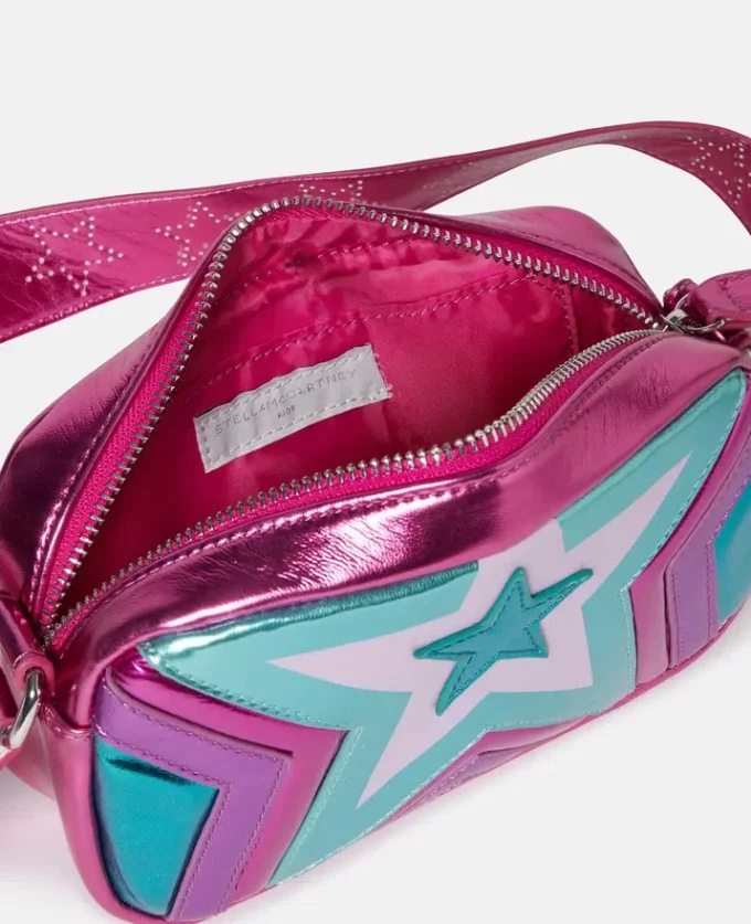 Borsa a tracolla con grafica a stella Borsa a tracolla con grafica a stella