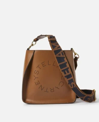 Borsa a tracolla con logo Stella