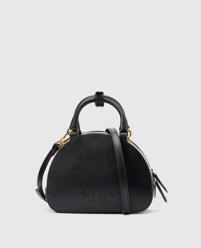 Borsa a tracolla con manico superiore con logo Borsa a tracolla con manico superiore con logo