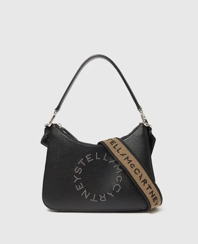 Borsa a tracolla con manico superiore con logo Borsa a tracolla con manico superiore con logo