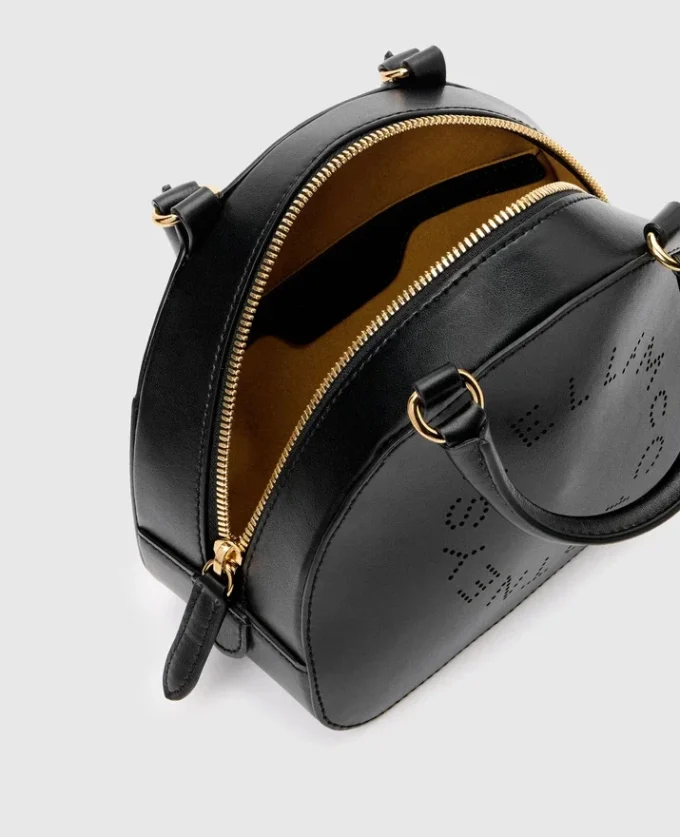 Borsa a tracolla con manico superiore con logo Borsa a tracolla con manico superiore con logo