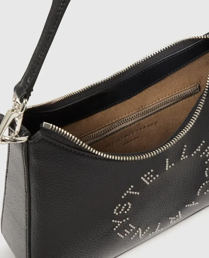 Borsa a tracolla con manico superiore con logo Borsa a tracolla con manico superiore con logo