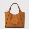 Borsa a tracolla con manico superiore e logo Borsa a tracolla con manico superiore e logo