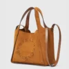 Borsa a tracolla con manico superiore e logo Borsa a tracolla con manico superiore e logo
