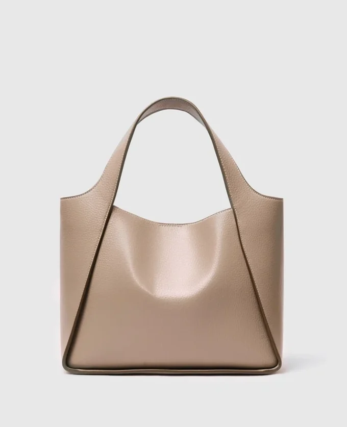 Borsa a tracolla con manico superiore e logo Borsa a tracolla con manico superiore e logo