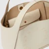Borsa a tracolla con manico superiore e logo Borsa a tracolla con manico superiore e logo