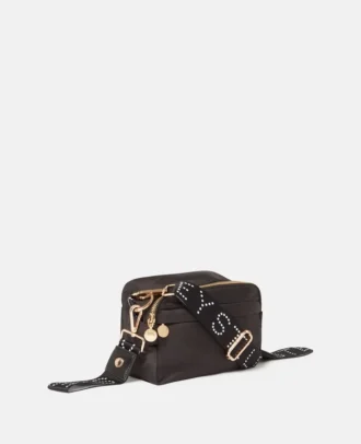 Borsa a tracolla con nastro con logo