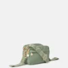 Borsa a tracolla con nastro con logo