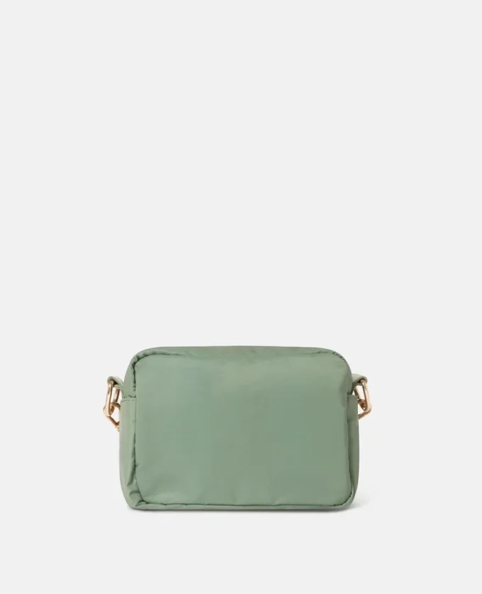Borsa a tracolla con nastro con logo