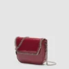 Borsa a tracolla con patta Falabella in vernice Borsa a tracolla con patta Falabella in vernice