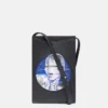 Borsa a tracolla con stampa robot sexy e texture granulosa Borsa a tracolla con stampa robot sexy e texture granulosa