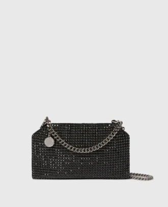 Borsa a tracolla Falabella Crystal Mesh
