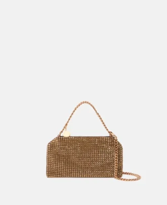 Borsa a tracolla Falabella Crystal Mesh