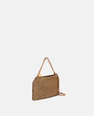 Borsa a tracolla Falabella Crystal Mesh