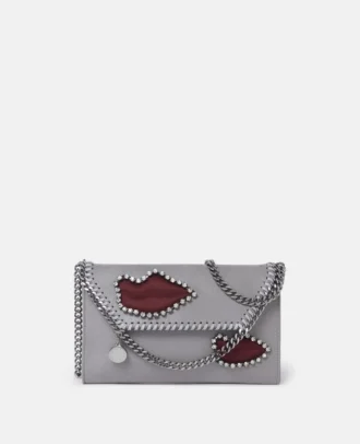 Borsa a tracolla Falabella Lips Wallet