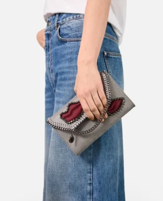 Borsa a tracolla Falabella Lips Wallet