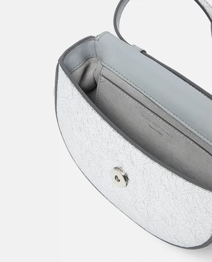 Borsa a tracolla Frayme Crackled Silver Borsa a tracolla Frayme Crackled Silver
