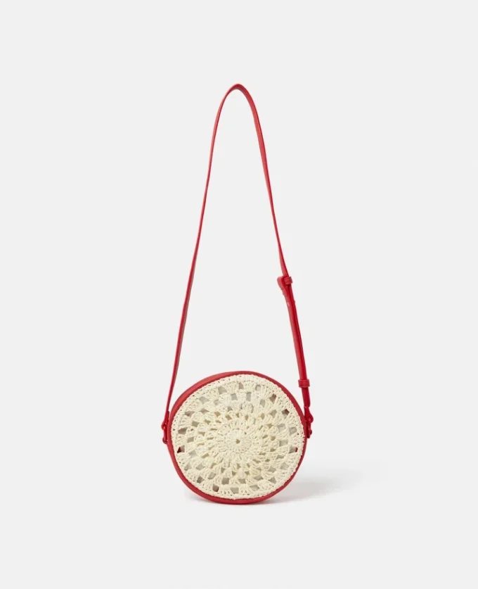 Borsa a tracolla Heart Raffia Borsa a tracolla Heart Raffia