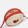 Borsa a tracolla Heart Raffia Borsa a tracolla Heart Raffia