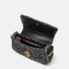 Borsa a tracolla imbottita in tweed S-Wave Borsa a tracolla imbottita in tweed S-Wave