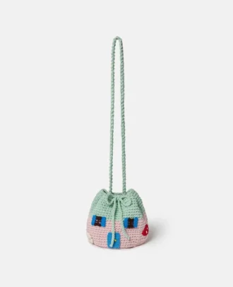Borsa a tracolla lavorata all’uncinetto Toadstool House