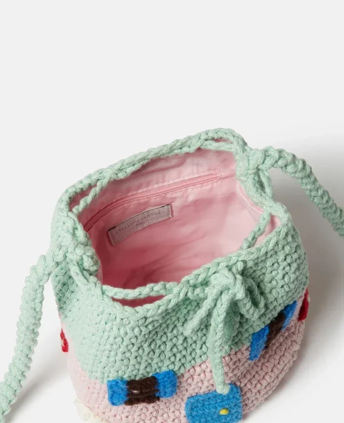 Borsa a tracolla lavorata all’uncinetto Toadstool House Borsa a tracolla lavorata all’uncinetto Toadstool House