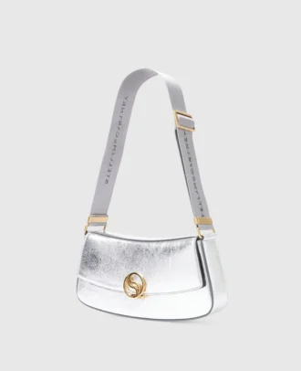 Borsa a tracolla metallizzata S-Wave