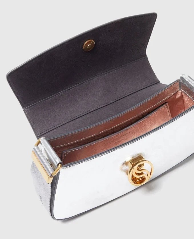 Borsa a tracolla metallizzata S-Wave Borsa a tracolla metallizzata S-Wave
