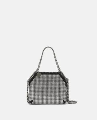 Borsa a tracolla mini Falabella Crystal