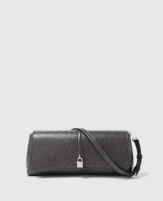 Borsa a tracolla pochette Ryder in struzzo Borsa a tracolla pochette Ryder in struzzo