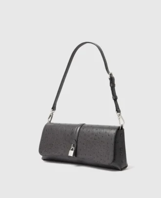 Borsa a tracolla pochette Ryder in struzzo Borsa a tracolla pochette Ryder in struzzo