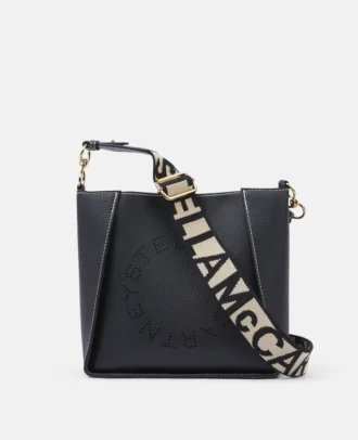 Borsa a tracolla quadrata con logo Borsa a tracolla quadrata con logo