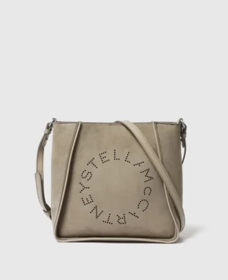 Borsa a tracolla quadrata con logo