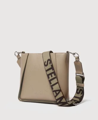 Borsa a tracolla quadrata con logo Borsa a tracolla quadrata con logo
