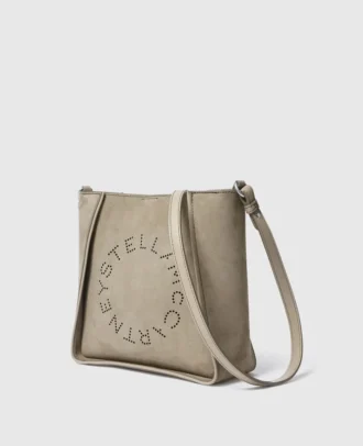 Borsa a tracolla quadrata con logo