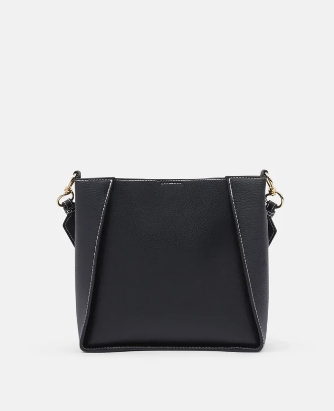 Borsa a tracolla quadrata con logo