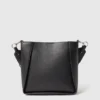 Borsa a tracolla quadrata con logo Borsa a tracolla quadrata con logo