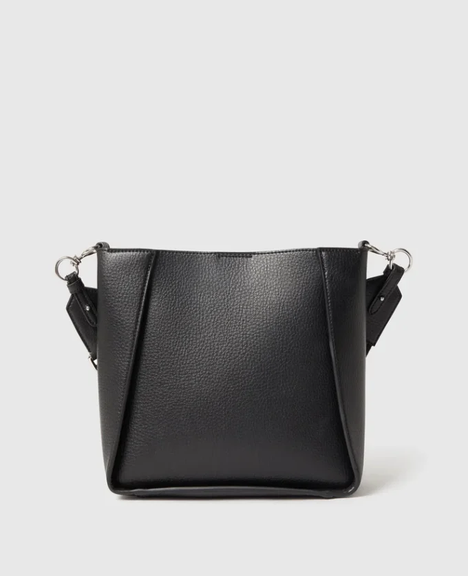 Borsa a tracolla quadrata con logo Borsa a tracolla quadrata con logo