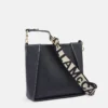 Borsa a tracolla quadrata con logo