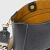 Borsa a tracolla quadrata con logo