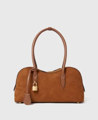 Borsa a tracolla Ryder in pelle scamosciata