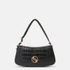 Borsa a tracolla S-Wave con effetto coccodrillo goffrato Borsa a tracolla S-Wave con effetto coccodrillo goffrato