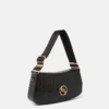 Borsa a tracolla S-Wave con effetto coccodrillo goffrato Borsa a tracolla S-Wave con effetto coccodrillo goffrato