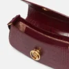 Borsa a tracolla S-Wave con effetto coccodrillo goffrato Borsa a tracolla S-Wave con effetto coccodrillo goffrato