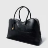 Borsa da weekend Ryder con stampa coccodrillo