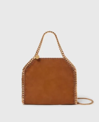 Borsa Falabella Mini in pelle scamosciata
