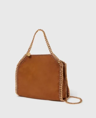 Borsa Falabella Mini in pelle scamosciata